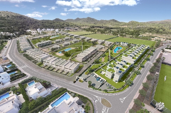 Apartment in Cartagena(La Manga, Murcia, Costa Blanca) zu verkaufen, Wohnfläche 102 m², Grundstück 227 m², 3 Schlafzimmer, 2 Badezimmer, Pool, ref.: TW-SIENA,-LA-MANGA-21