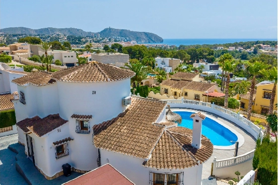Villa in Moraira zu verkaufen, Wohnfläche 290 m², Baujahr 2003, + Ofen, Klimaanlage, Grundstück 847 m², 3 Schlafzimmer, 3 Badezimmer, Pool, ref.: AM-12692DR-15