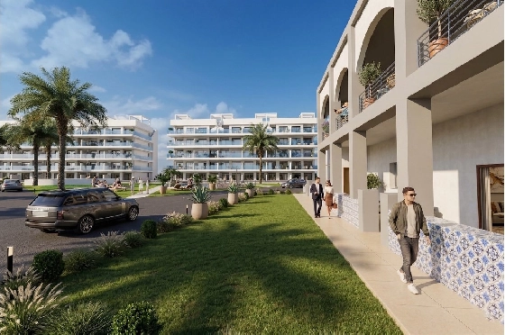 Etagen Apartment in Guardamar del Segura zu verkaufen, Wohnfläche 112 m², Zustand Erstbezug, 3 Schlafzimmer, 2 Badezimmer, Pool, ref.: HA-GUN-439-A03-3