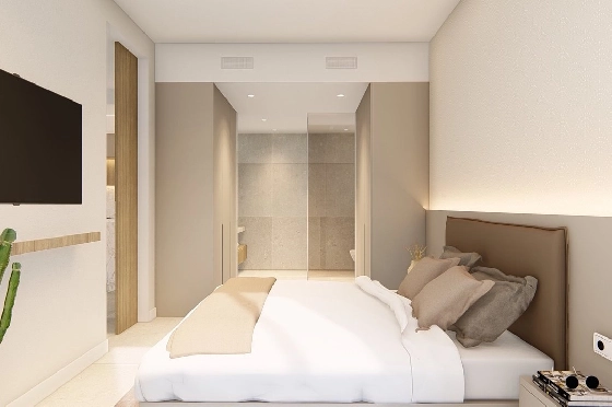 Etagen Apartment in Los Alcazares zu verkaufen, Wohnfläche 100 m², Zustand Erstbezug, Klimaanlage, 3 Schlafzimmer, 2 Badezimmer, Pool, ref.: HA-LAN-480-A03-13