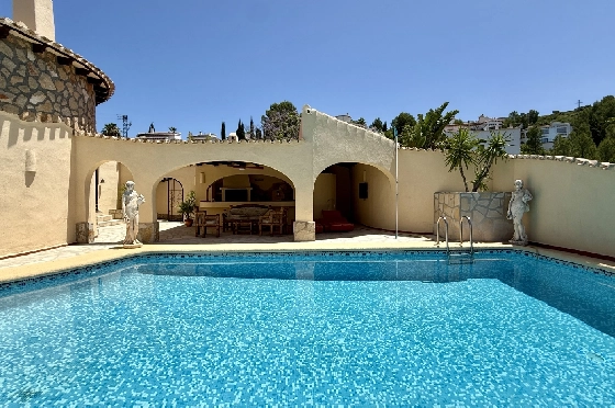 Villa in Pego - Monte Pego(Rafol) zu verkaufen, Wohnfläche 259 m², Baujahr 1990, + Zentralheizung, Klimaanlage, Grundstück 2400 m², 4 Schlafzimmer, 3 Badezimmer, Pool, ref.: JS-1026-5